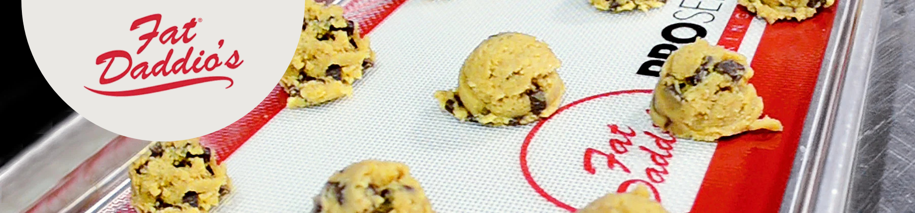 Photo of Fat Daddio's cookie sheet.