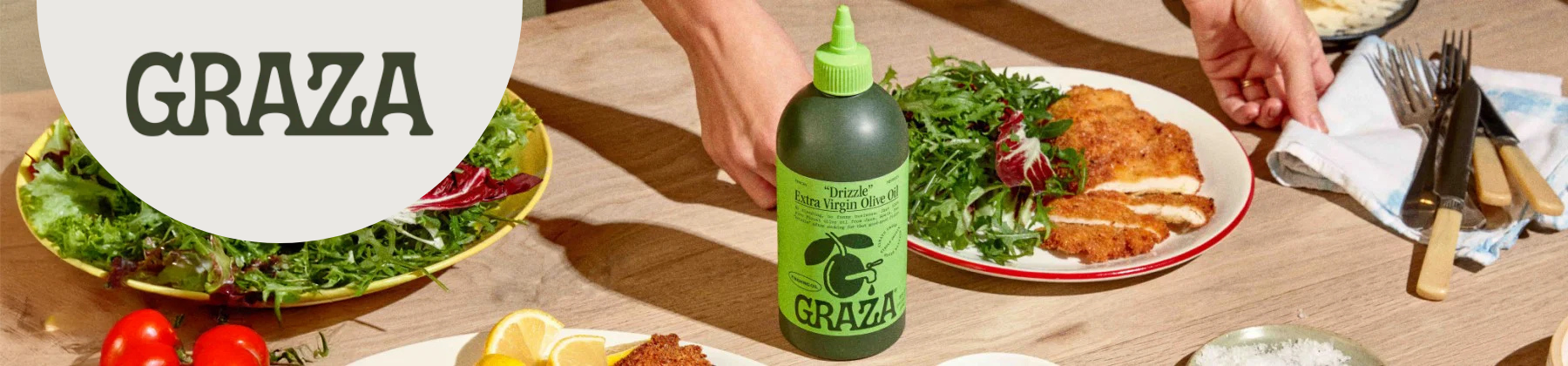 graza olive oil banner