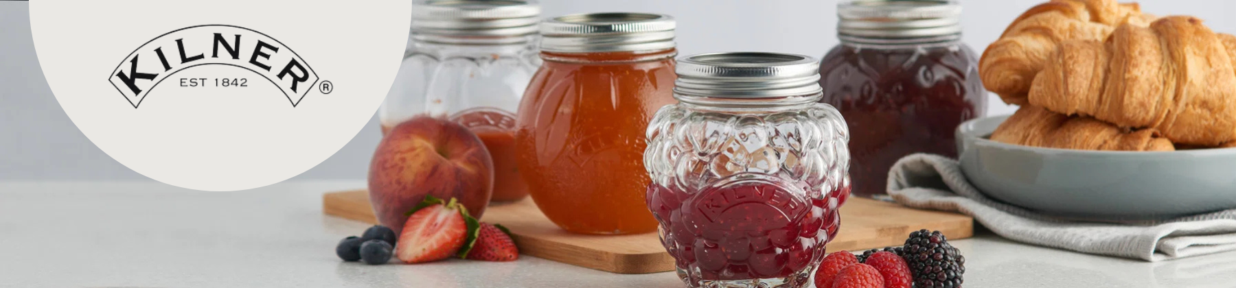 Photo of Kilner perserving jars.