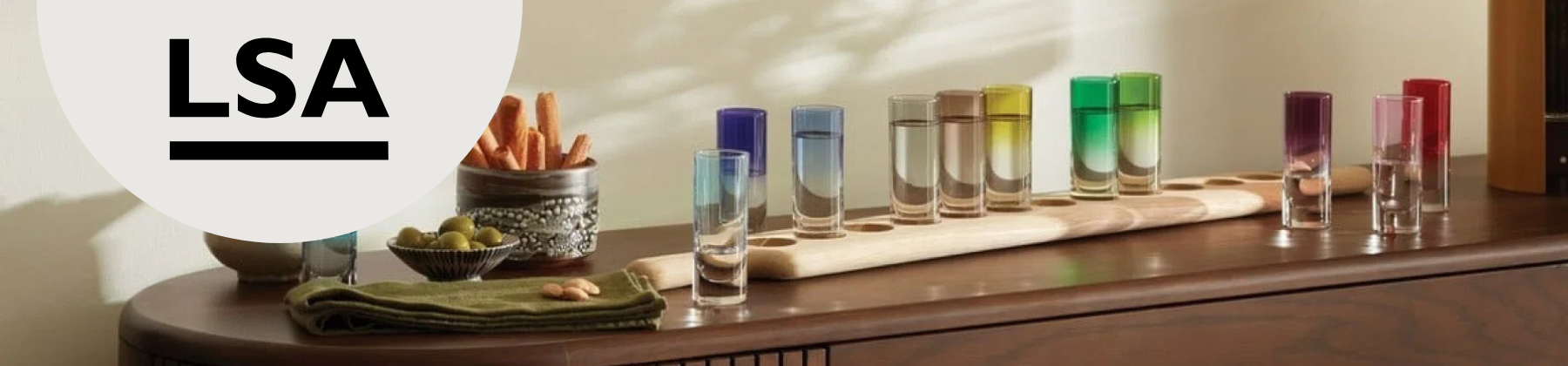 LSA Glassware banner image