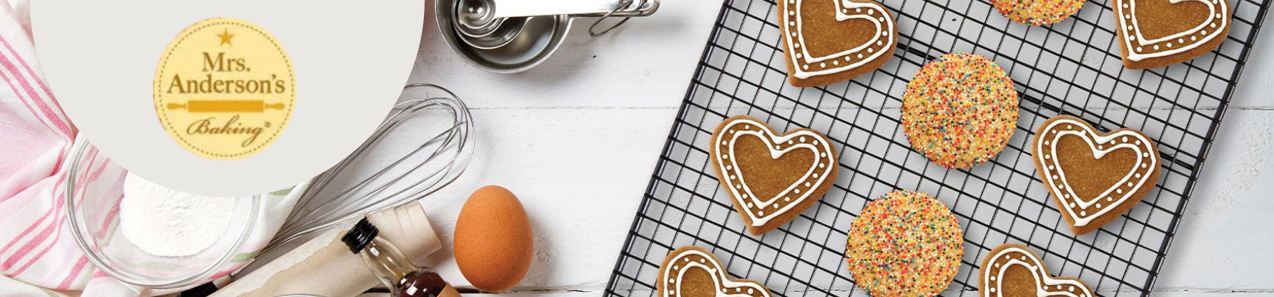 Photo of Mrs Andersons baking tools and kitchen accessories.