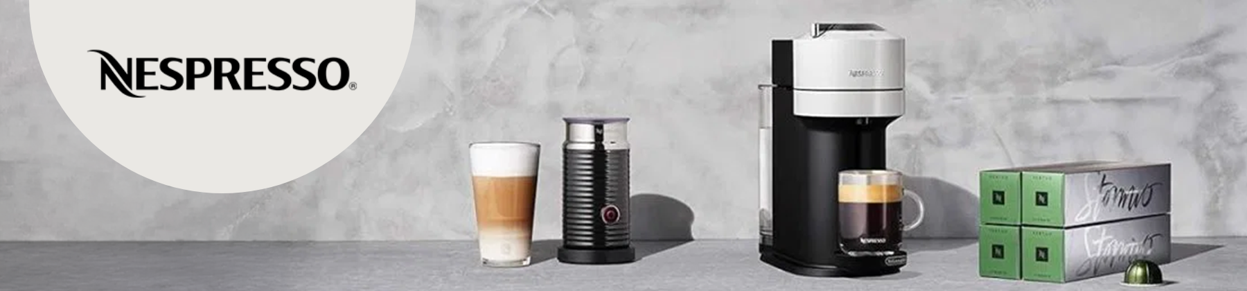 Photo of Nespresso espresso maker.