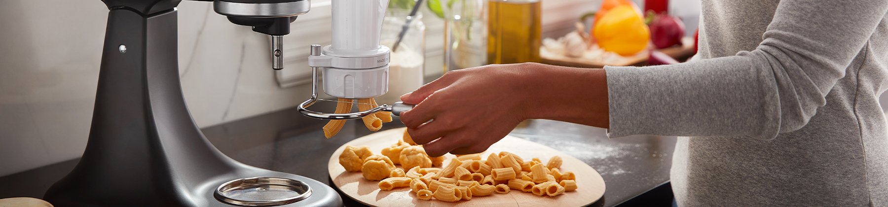 Pasta Maker Deluxe Set by Cucina Pro -Includes Spaghetti Fettucini Angel Hair Ravioli Lasagnette Attachments