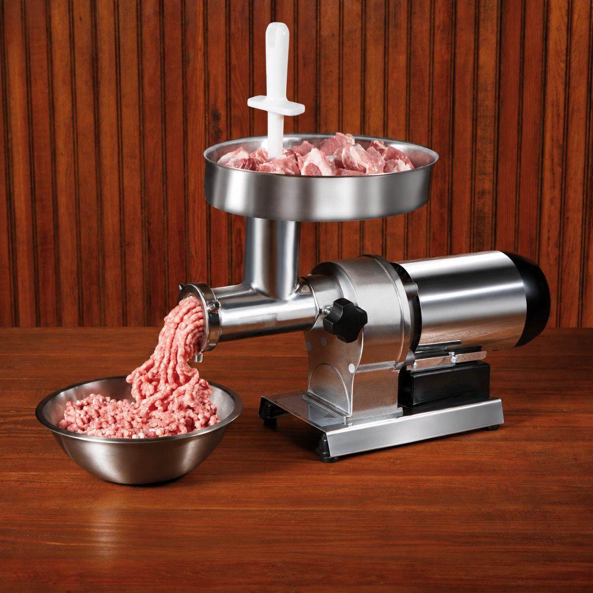 Weston Butcher Series Commercial Grade #12 Electric Meat Grinder - 0.75 HP