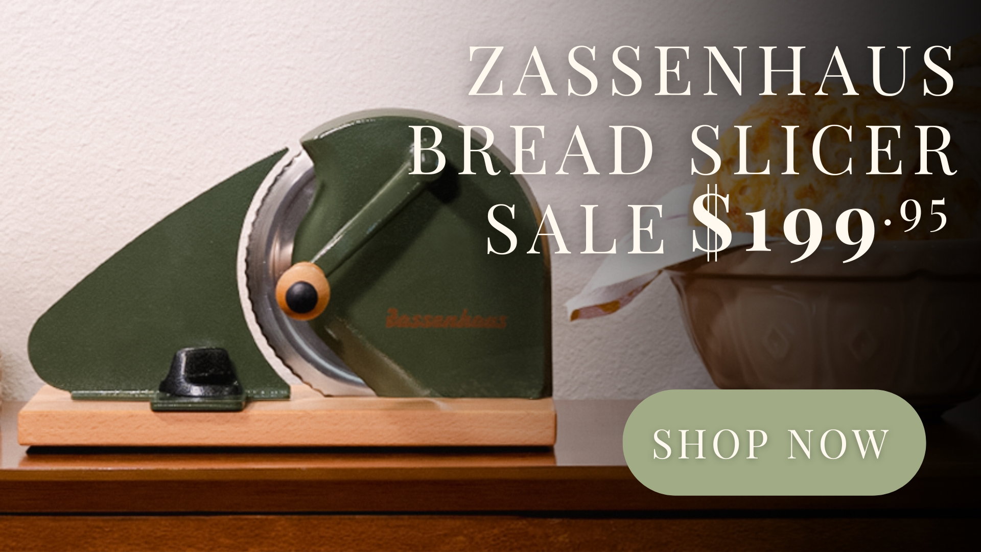 Zassenhaus Bread Slicer sale $199.95