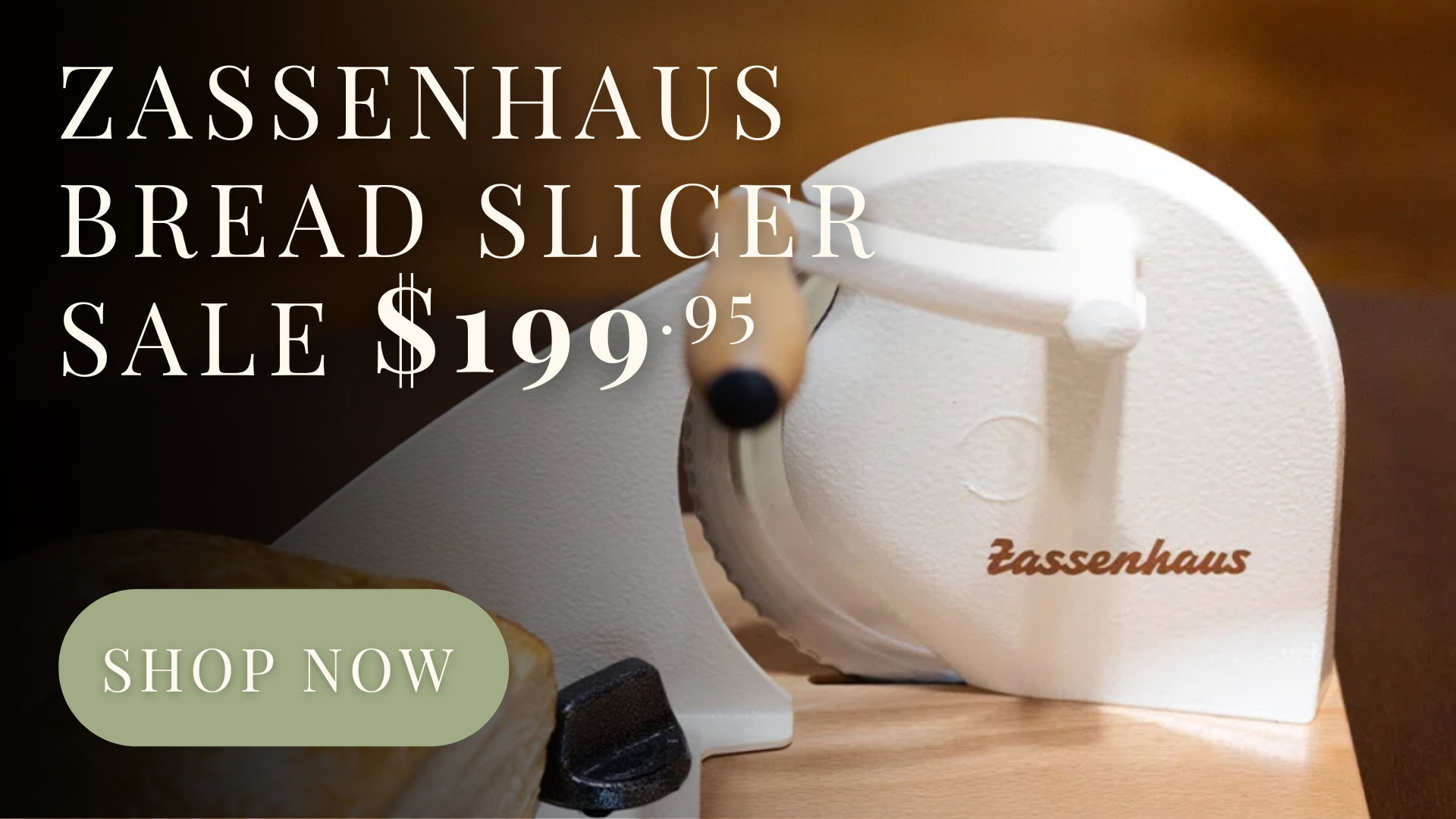 Zassenhaus Bread Slicer sale $199.95