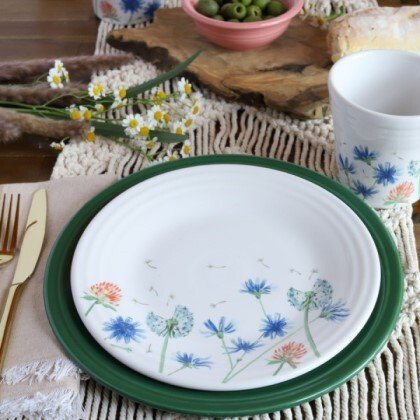 FIESTA Dinnerware Plates – Country Home and Kitchen