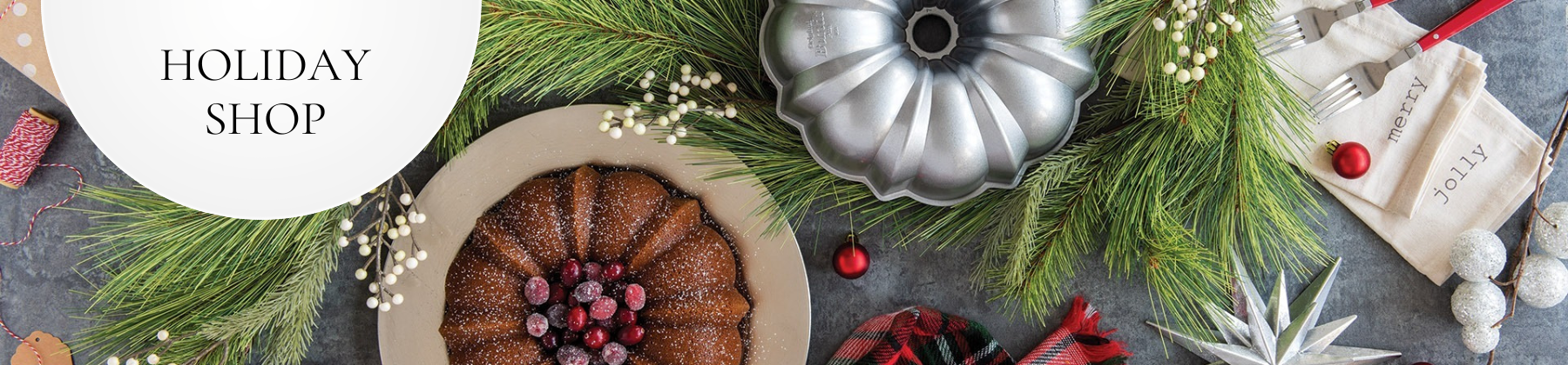Photo of Le Creuset Christmas table.