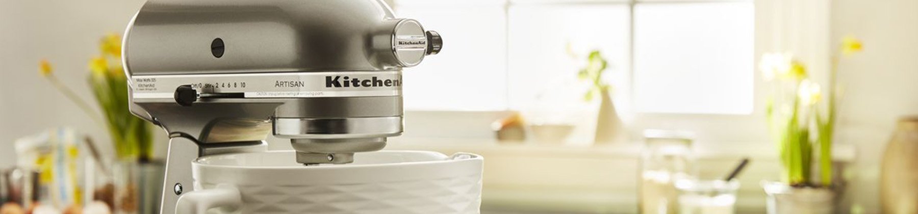 Photo of KitchenAid mixer.
