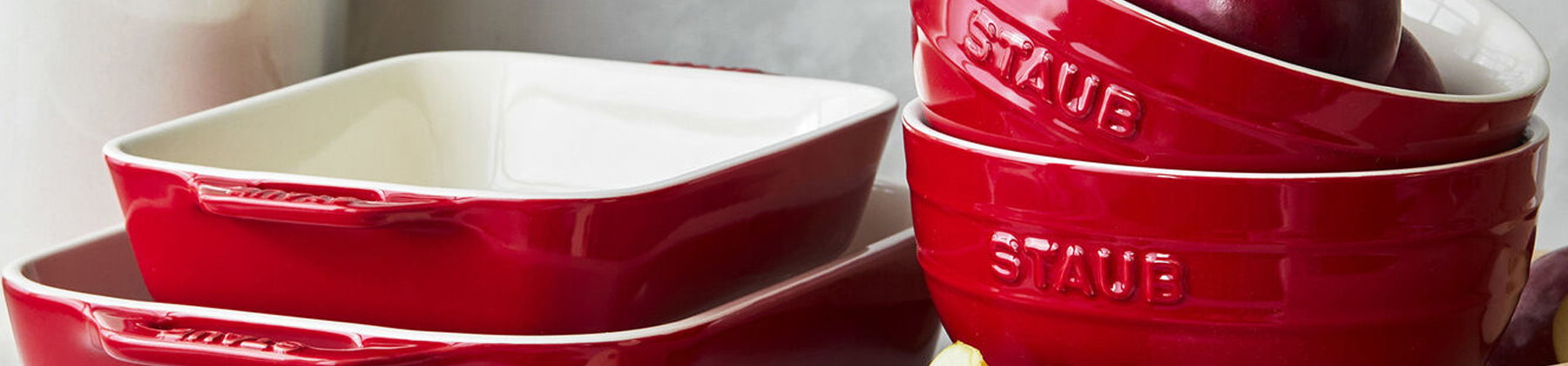 Photo of Staub Cast Ceramic Bakeware.