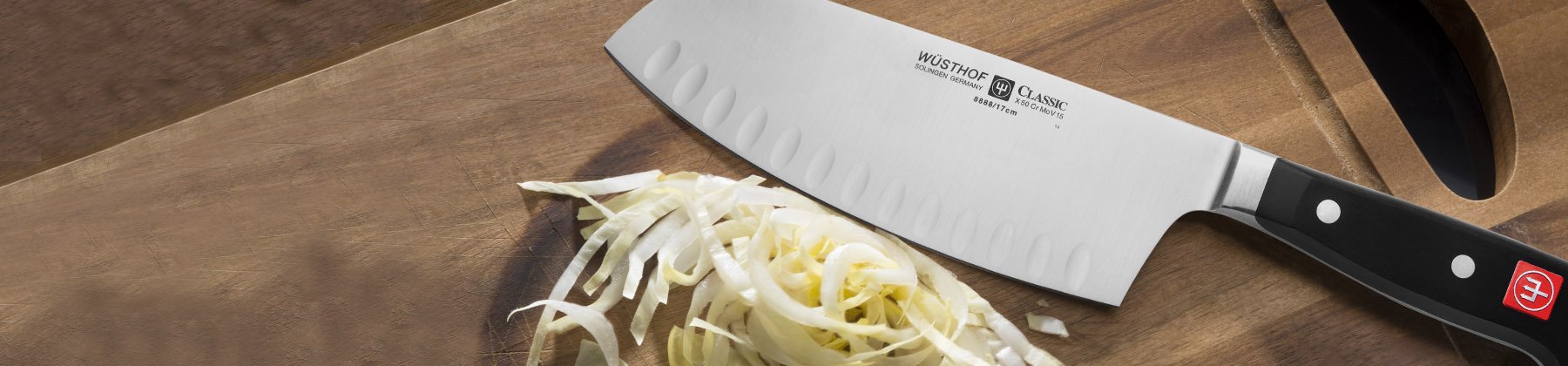 Photo of Wusthof Asian Knives.