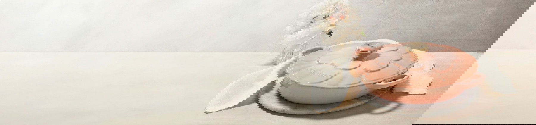 Photo of Le Creuset Shallot Dutch Oven.