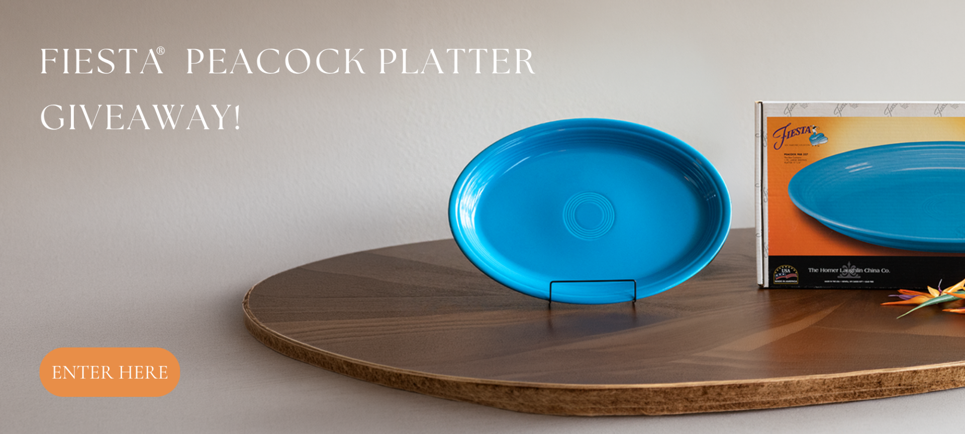 Fiesta Peacock giveaway enter now